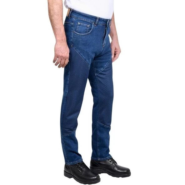 RIDER DENIM EFİL MAVİ ERKEK MOTOSİKLET PANTOLON ürün görseli