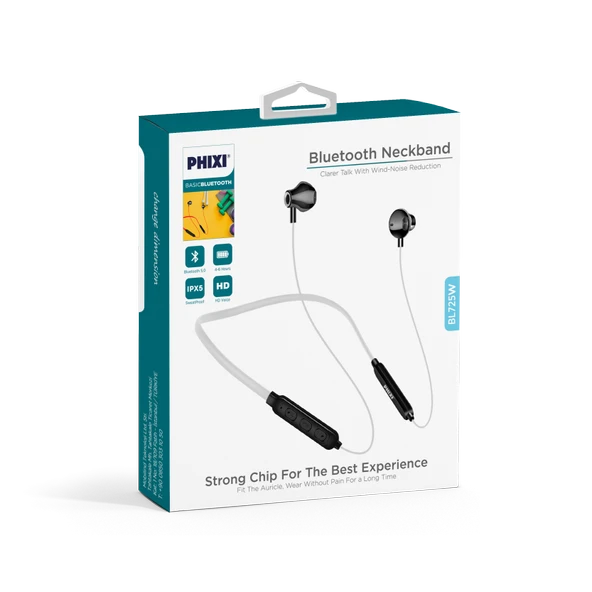 Phixi Basic BL725 IPX5 Boyundan Askılı Bluetooth Kulaklık - 2