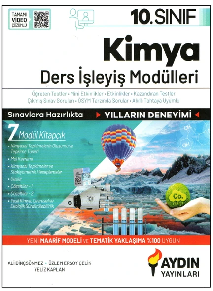 Aydın 10. Sınıf Kimya Ders İşleyiş Modülleri