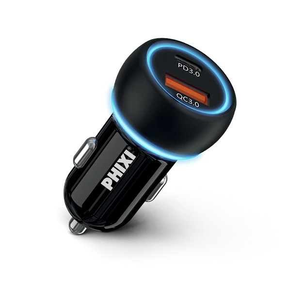 PHİXİ UPD4260 ÇİFT ÇIKIŞLI PD DESTEKLİ 60W ARAÇ ŞARJ ADAPTÖRÜ