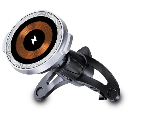 Phixi Force M18 15W Hızlı Şarj Kablosuz Araç Şarj Cihazı Tutucu, Manyetik Katlanabilir Telefon Tutucu - 2