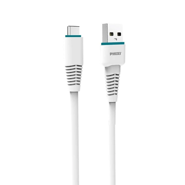 Phixi Force CB464T Esnek ve Güçlendirilmiş Type-C USB Şarj ve Data Kablo ürün görseli 1