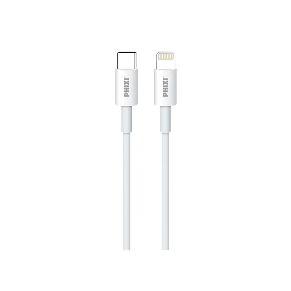 Phixi Basic CB412L Type-C to Lightning USB Şarj Kablosu