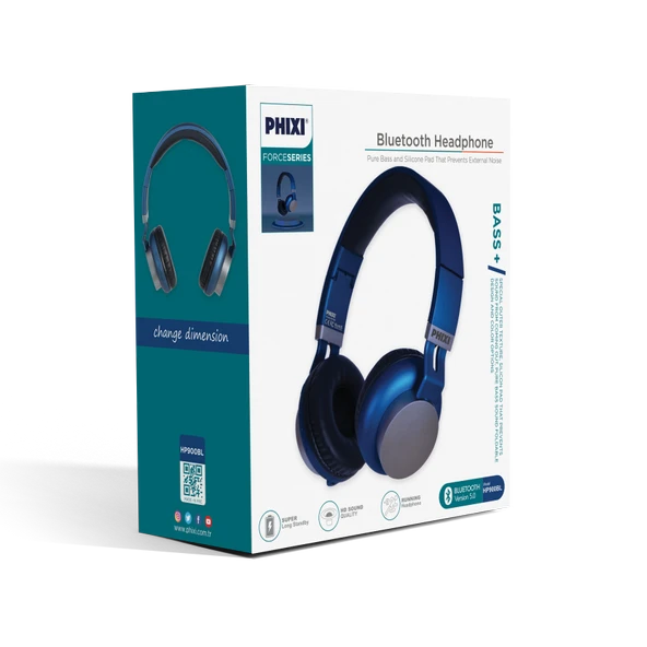 Phixi Force HP900 Bluetooth Kafaüstü Kulaklık - 6