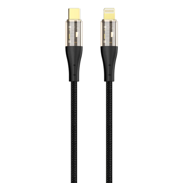 PHİXİ FORCE CB421L HASIR ÖRGÜ VE EKSTRA GÜÇLENDİRİLMİŞ BAŞLIKLI TYPE-C TO LIGHTNING HIZLI ŞARJ VE DATA KABLO