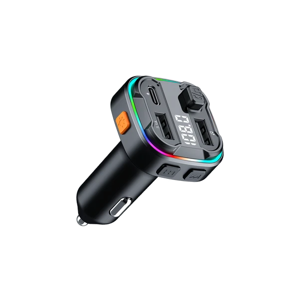 Phixi FM25 Araç FM Transmitter – Bluetooth 5.3 + PD & USB-A Hızlı Şarj ürün görseli 1