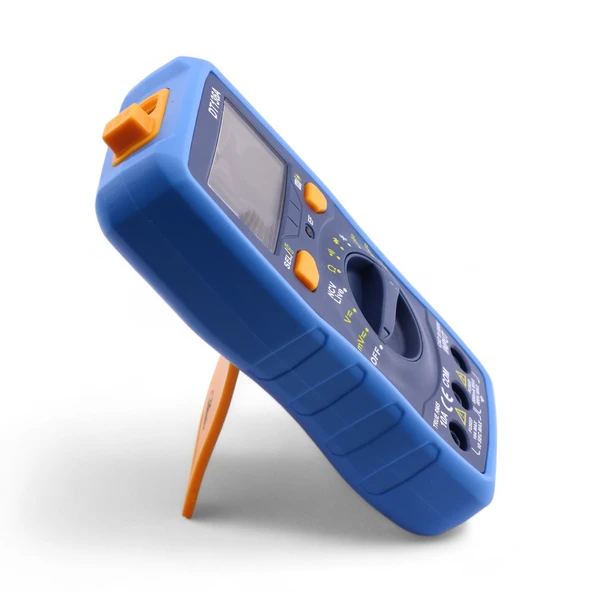 600V Dijital Multimetre Elektrik Ölçü Cihazı Aleti Ampermetre Direnç Akım Voltaj Ölçer - Resim 4