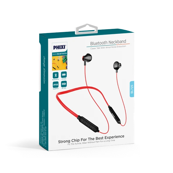 Phixi Basic BL725 IPX5 Boyundan Askılı Bluetooth Kulaklık - 6