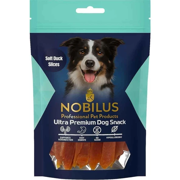 Nobilus Köpek Ödül Maması Yumuşak Ördek Dilimleri 80 Gr ürün görseli 1