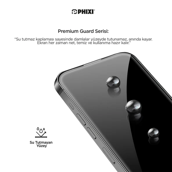 Phixi Premium Guard Hayalet Cam Ekran Koruyucu – Samsung S24 Ultra Uyumlu | Antistatik, Su Tutmaz, Tam Kaplama - 5