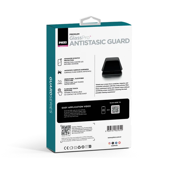 Phixi Premium Guard Parlak Cam Ekran Koruyucu – iPhone 11 Uyumlu | Antistatik, Su Tutmaz, Tam Kaplama - 9