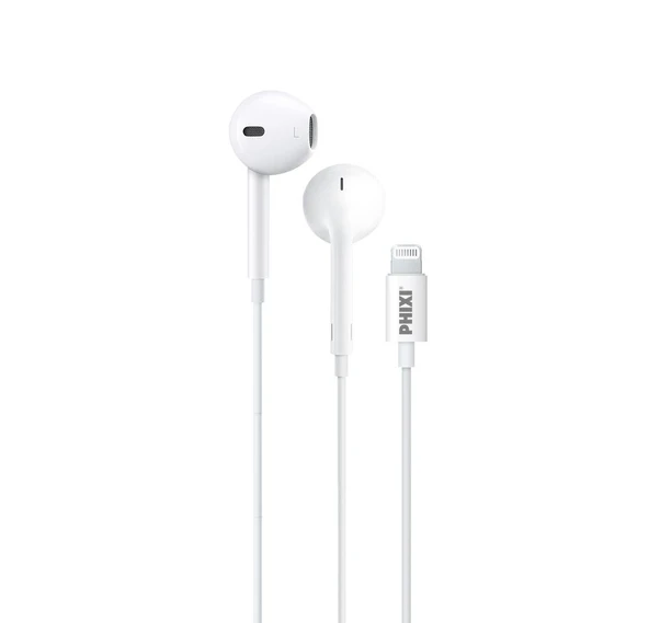 Phixi Basic BL-i7 Mikrofonlu Lightning Girişli EarPods Kulaklık ürün görseli 1