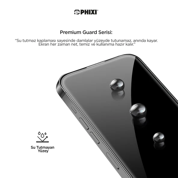 Phixi Premium Guard Parlak Cam Ekran Koruyucu – iPhone 11 Uyumlu | Antistatik, Su Tutmaz, Tam Kaplama - 5