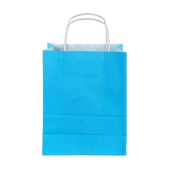 Mavi Kraft Çanta Orta Boy 25x12x31 cm 25 Adet - 2