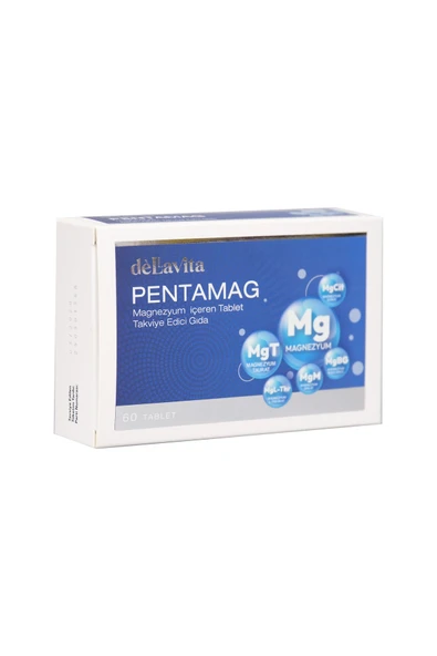 Dellavita Pentamag 5-Magnezyum Kompleks 60 Tablet ürün görseli