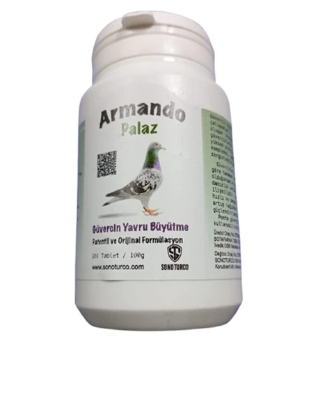 Yavru Güvercinler Için Yavru Hapı Ve Performans Armando Palaz 300 Tablet Yavru Büyütme Hapı ürün görseli