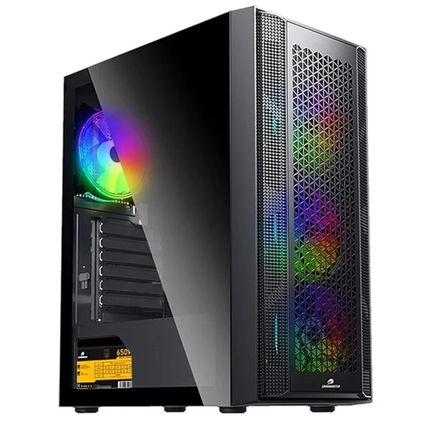 INTEL CORE i5 12400F-16GB RAM-4GB GTX1650-512GB NVME-FDOS GAMING PC - 1