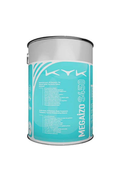 Kyk Megaizo S450 Tek Bileşenli Sıvı Şeffaf Camsı Kaplama 5kg. ürün görseli