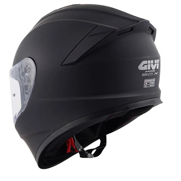 GIVI 50.X MAT SİYAH KASK - Resim 3