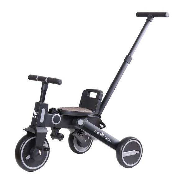 7in1 Falky Katlanabilir Çift Yönlü Üç Tekerlekli Bebek ve Çocuk Bisikleti Yeşil - 4