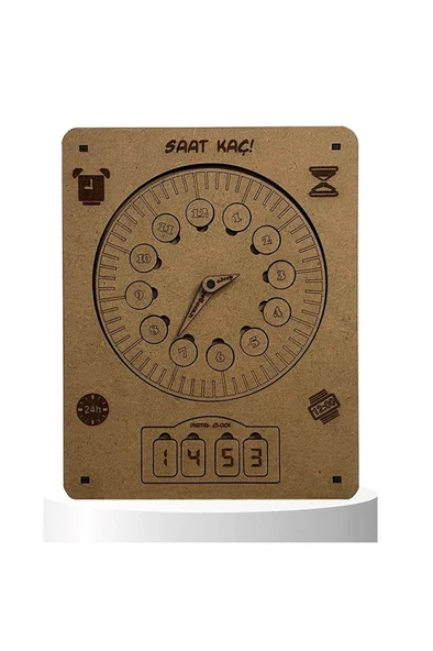 Moon Beavers Saat Kaç Ahşap Eğitici Oyun