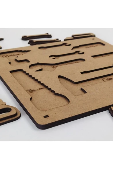 Moon Beavers Boyanabilir Tamir Seti Ahşap Eğitici Oyun - 3