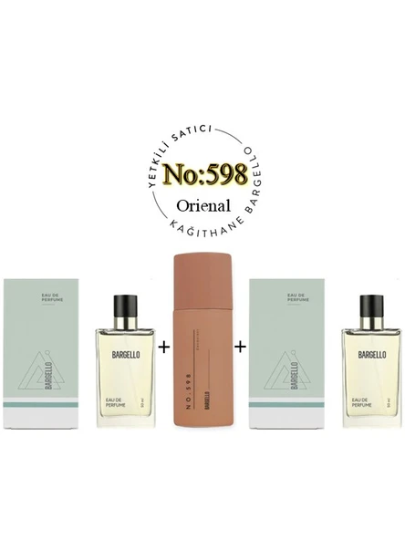 598 +598 Unisex Parfüm Edp 50 ml + No: 598 Unisex Deodorant 150 ml  - Mnms598deo2 ürün görseli
