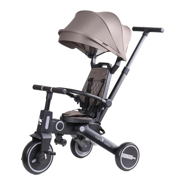 7in1 Falky Katlanabilir Çift Yönlü Üç Tekerlekli Bebek ve Çocuk Bisikleti Yeşil