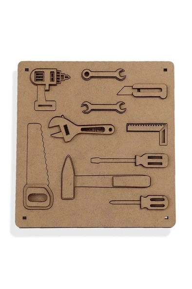 Moon Beavers Boyanabilir Tamir Seti Ahşap Eğitici Oyun