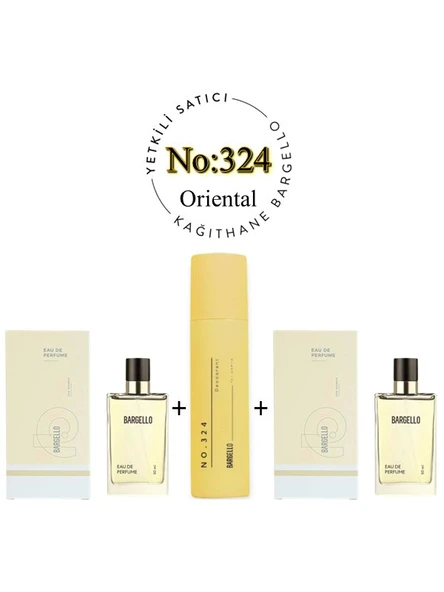 324 + 324  Kadın Parfüm Edp 50 ml + No:324 Kadın Deodorant 150 ml - Mnms324deo2 ürün görseli