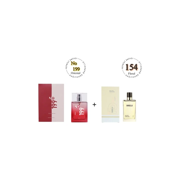 154 + No: 199 Kadın / Unisex Parfüm EDP 50 ml Floral / Oriental ürün görseli