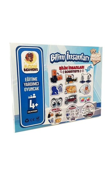 Moon Beavers Bilim İnsanları - 2 Ahşap Eğitici Oyun - 2