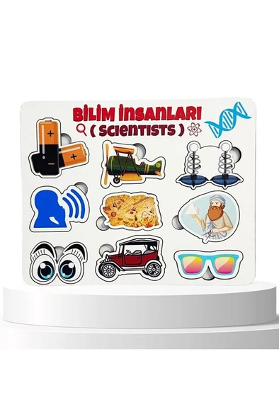 Moon Beavers Bilim İnsanları - 2 Ahşap Eğitici Oyun