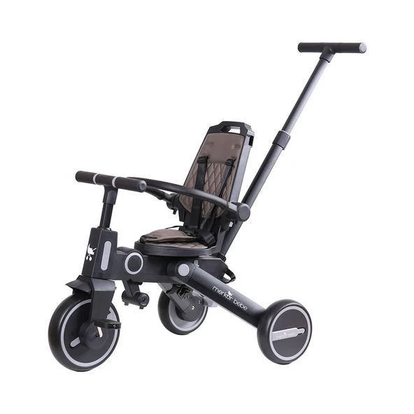 7in1 Falky Katlanabilir Çift Yönlü Üç Tekerlekli Bebek ve Çocuk Bisikleti Yeşil - 3