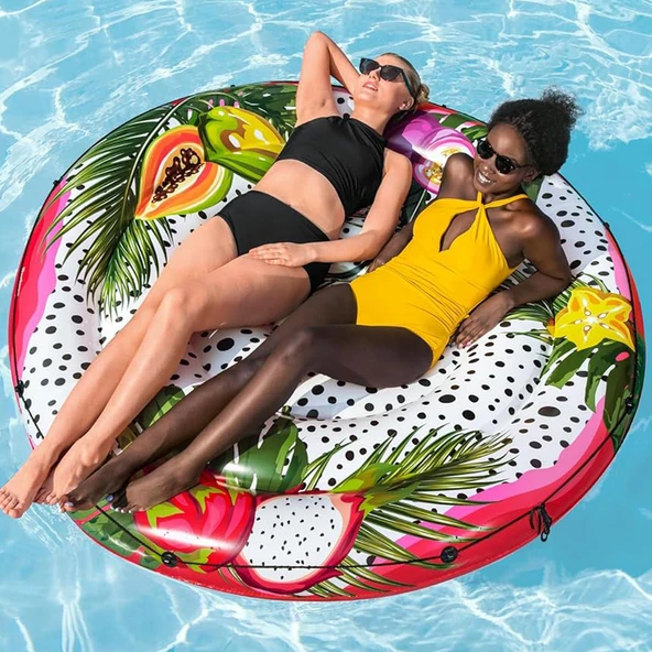Bestway Paradise Yuvarlak Deniz Yatağı 188cm Cennet Havuz Yatağı Paradise Havuz Yatağı - 2