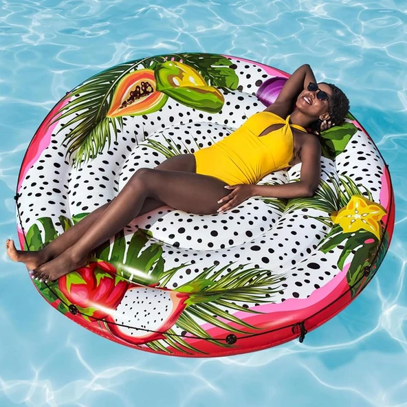 Bestway Paradise Yuvarlak Deniz Yatağı 188cm Cennet Havuz Yatağı Paradise Havuz Yatağı - 5