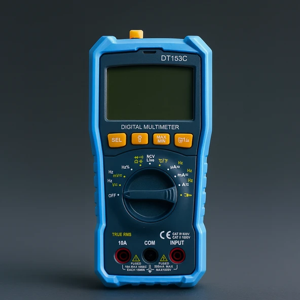 1000V Dijital Multimetre Elektrik Ölçü Cihazı Aleti Ampermetre Direnç Akım Voltaj Ölçer ürün görseli