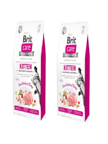 Care Tahılsız Yavru Kedi Maması 2 kgX2 =4 kg ürün görseli