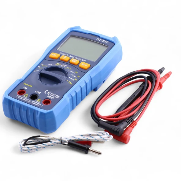 1000V Dijital Multimetre Elektrik Ölçü Cihazı Aleti Ampermetre Direnç Akım Voltaj Ölçer - Resim 3