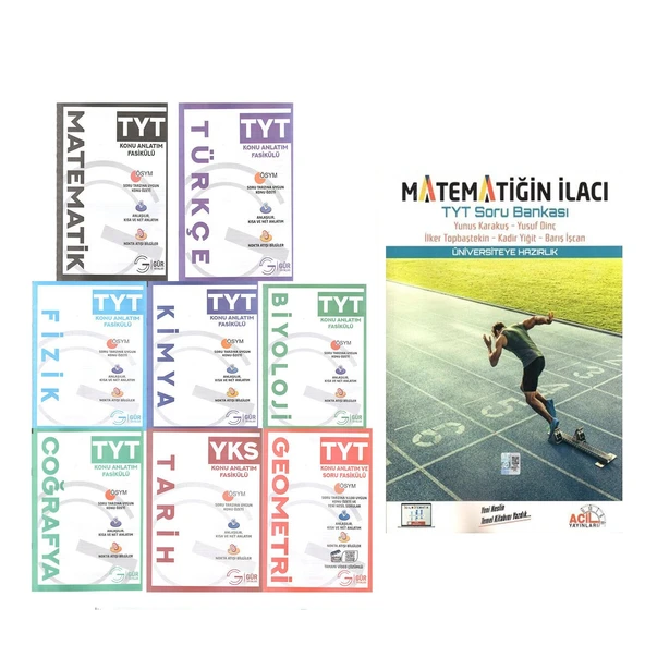 2026 Tayfa Dev Konu Seti ve Acil TYT Matematiğin İlacı Soru Bankası Seti ürün görseli 1