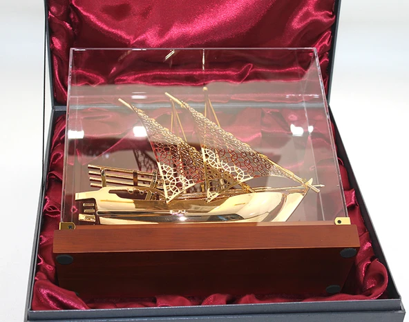 Periboia Kutulu Pirinç Gemi Büyük Boy - Resim 2