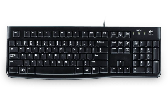 LOGITECH K120 KLAVYE Q TR SIYAH 920-002505 - 3
