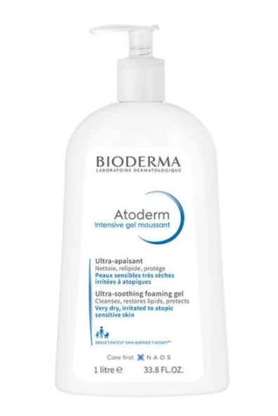 Bioderma Atoderm Intensive Foaming Gel 1 Litre - Yüz Yıkama Jeli ürün görseli 1