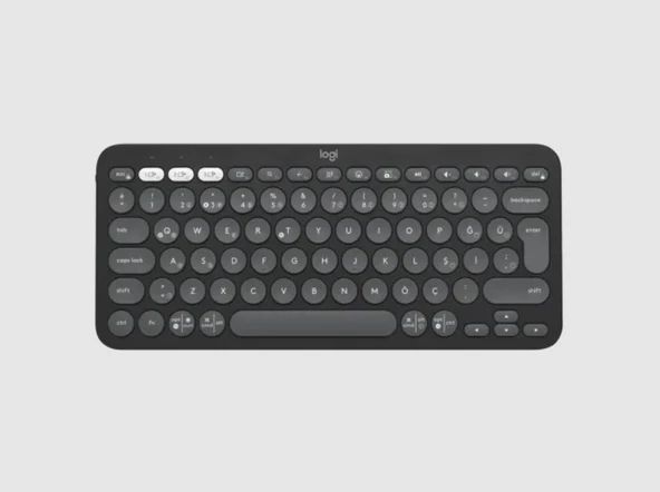 LOGITECH K380S PEBBLE KEYS 2 GRAFIT 920-011859 - Resim 2