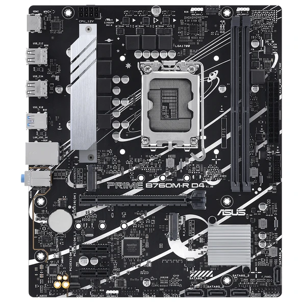 ASUS PRIME B760M-R D4 INTEL B760 SOKET 1700 DDR4 - 3