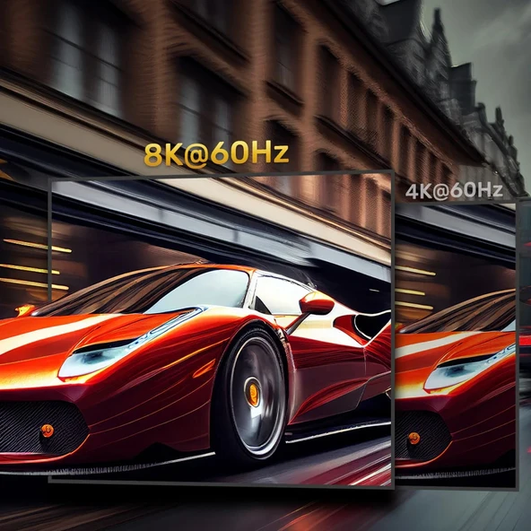 UNITEK HDMI2.1 KABLO 1MT 8K&60Hz (C11086GY-1M) - 4