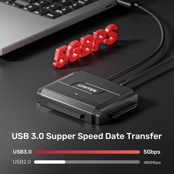 UNITEK USB3.0 TO IDE + SATA II DÖNÜŞTÜRÜCÜ(Y-3324) - 4