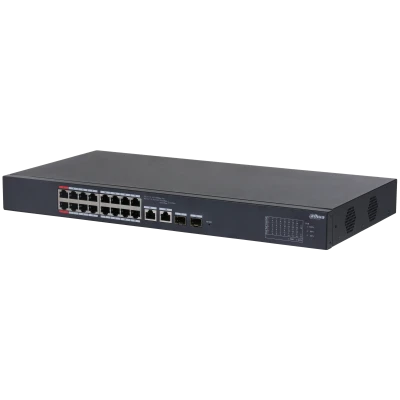 DAHUA CS4218-16ET-240 16 PORT 16XFE-2XGE-2XGE/SFP YÖNETİLEBİLİR 240W POE SWİTCH