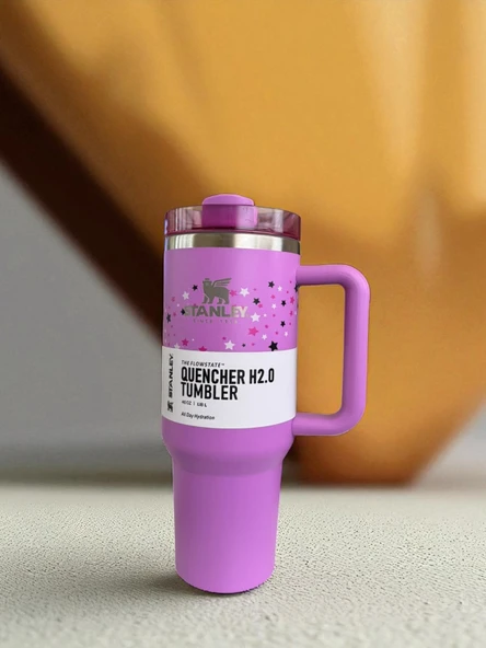 Stanley Quencher Lila 1.18 lt Pipetli Termos Bardak - 1
