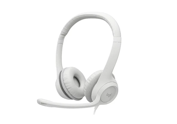LOGITECH H390 MIKROFONLU BEYAZ KULAKLIK 981-001286 - 2